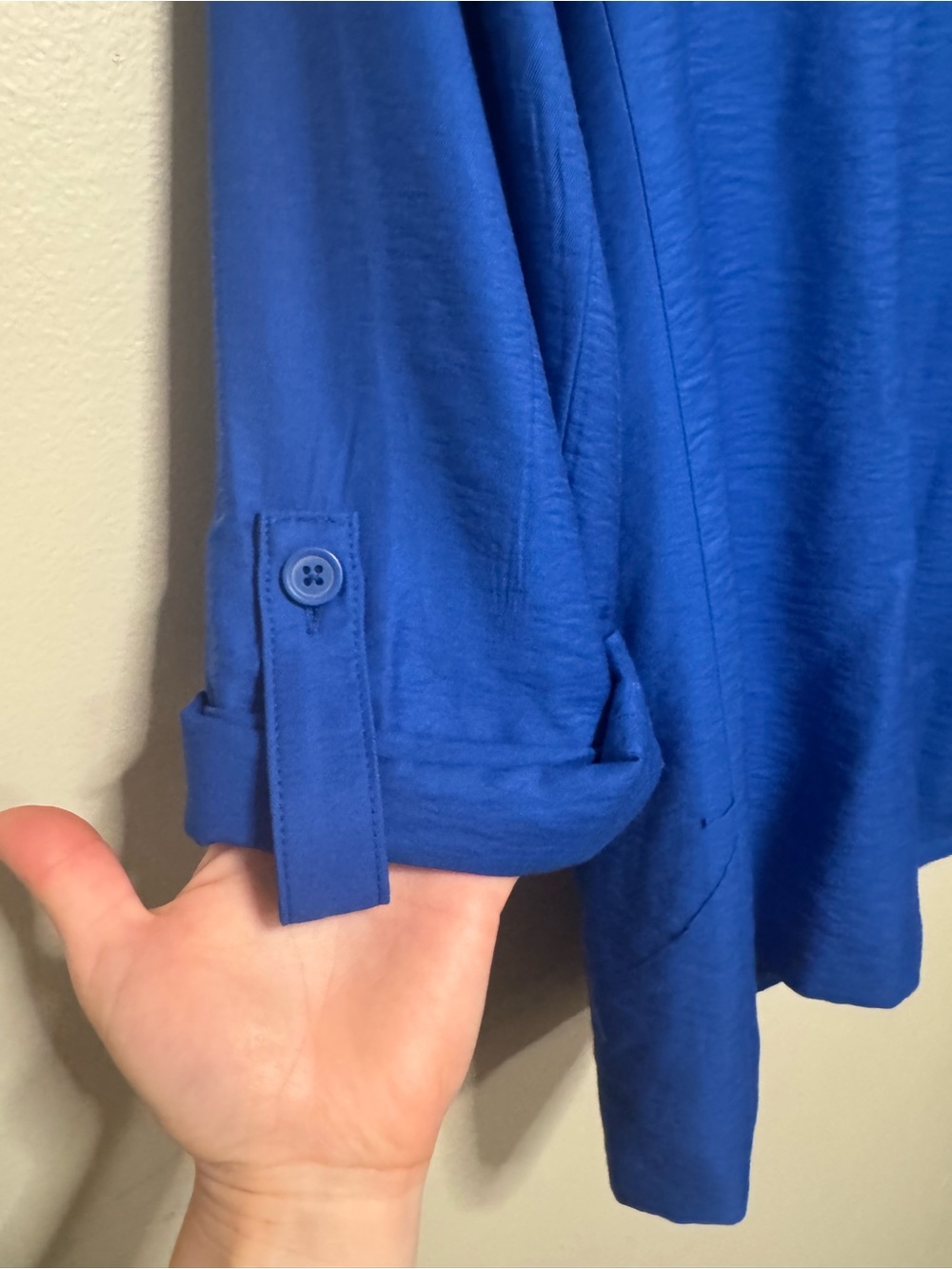 Cobalt Blue Open-Front Blazer - Picture 2 of 5